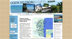Desktop Screenshot of costadocacau.a-bahia.com